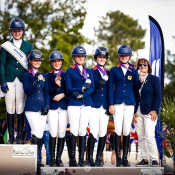 Great Britain claim Team Bronze at the FEI Pony European Jumping Championships